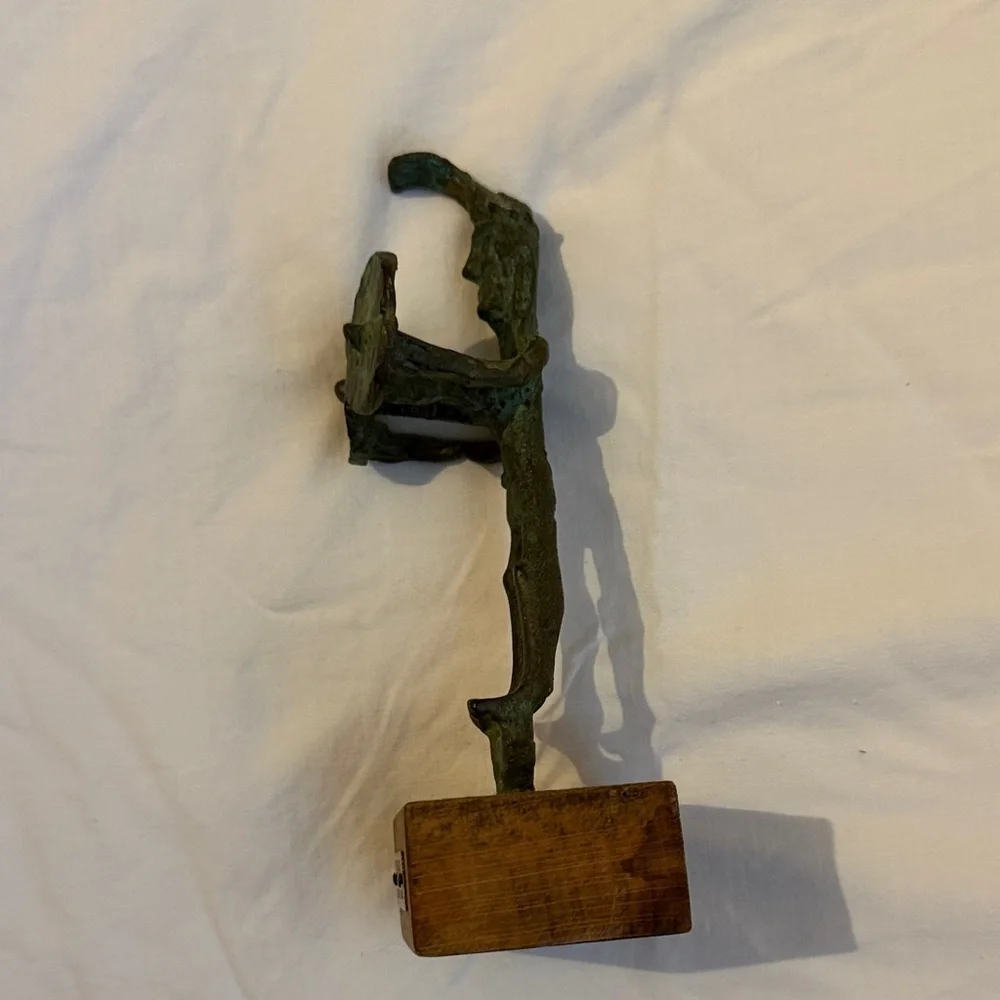 Ancient Warrior Sculpture - Picture 3 of 9